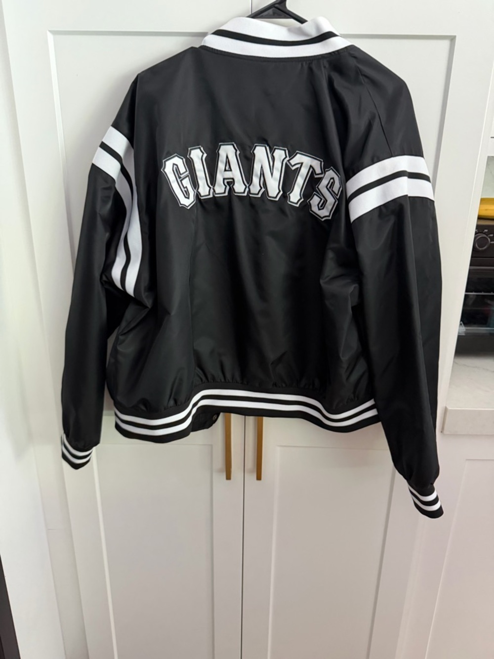 San Francisco Giants Black & White Satin Jacket Size XL - Picture 3 of 3